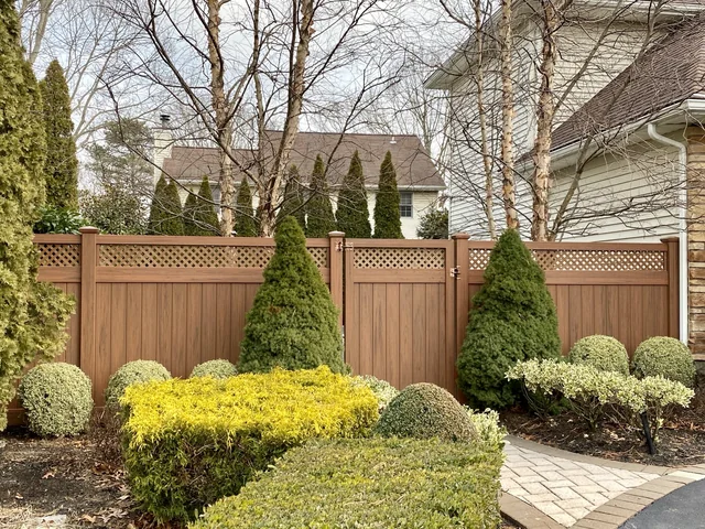 Cedargrain PVC / Vinyl Privacy Fence in West Islip, New York